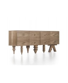 Multileg Cabinet Nogal Barcelona Design img1