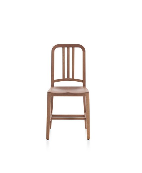 Navy Wood Chair Emeco img1