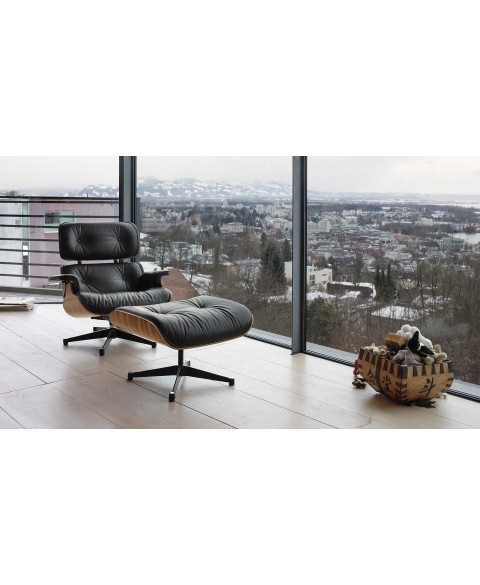 Chaise Lounge + Ottoman Charles and Ray Eames Vitra img1