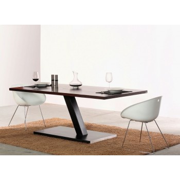Dining table single leg discount