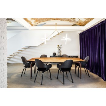 Table Gaulino Noyer Barcelona Design Img2
