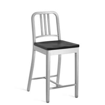 1104 Navy Counter Stool Emeco Img1