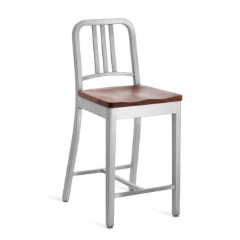 1104 Navy Counter Stool Emeco Img2