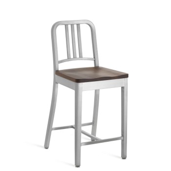 1104 Navy Counter Stool Emeco Img3