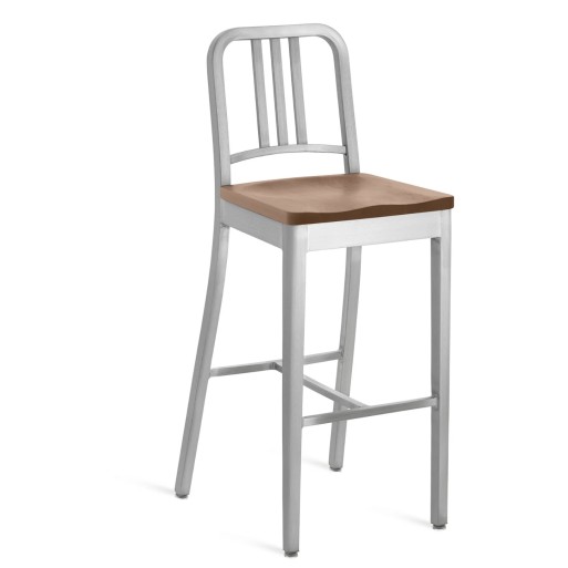 1104 Navy Barstool Emeco Img0