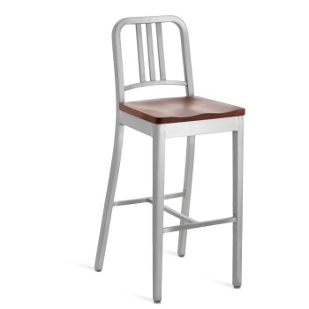 1104 Navy Barstool Emeco Img1