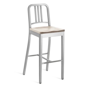 1104 Navy Barstool Emeco Img3