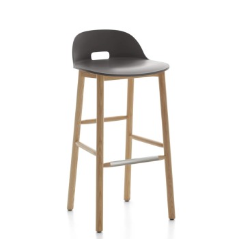 Tabouret Alfi Low Back Bar Emeco Img1