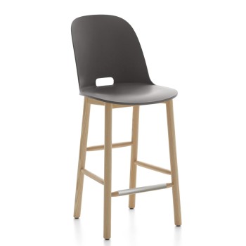 Alfi High Back Counter Stool Emeco Img1