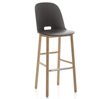 Alfi High Back Bar Stool Emeco Img1