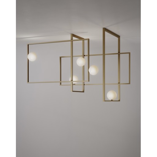 Mondrian Glass Ceiling Lamp Venicem Img0