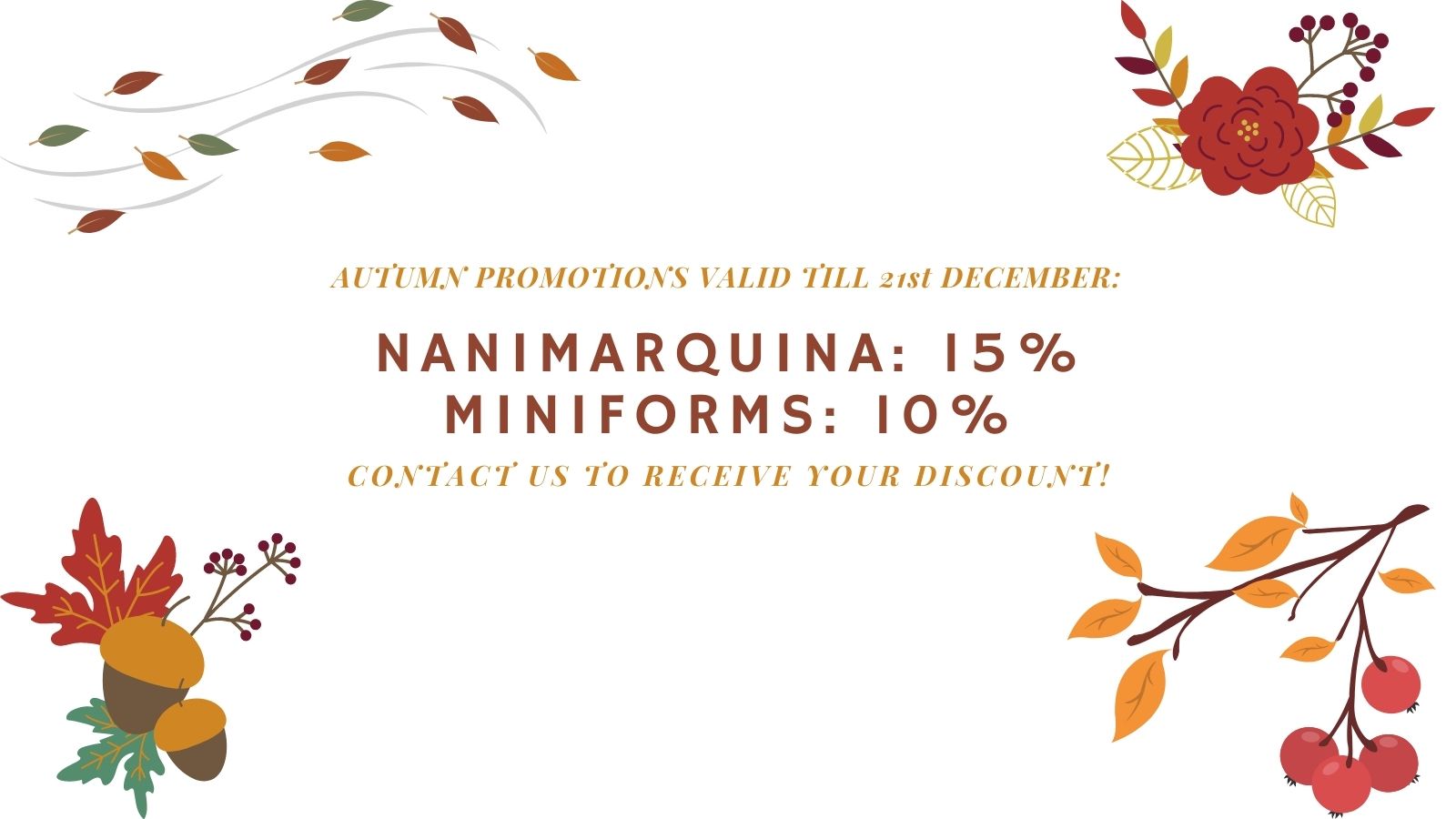 Autumn Discount Banner